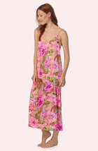 A lady wearing Cameron Chemise In Rosy Roar