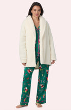 Blake Sherpa Short Jacket In Cream