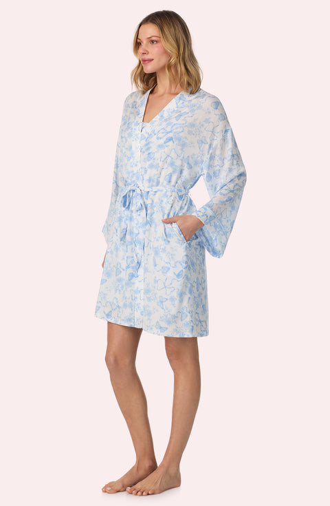 Tess Woven Robe In Butterflies & Bows